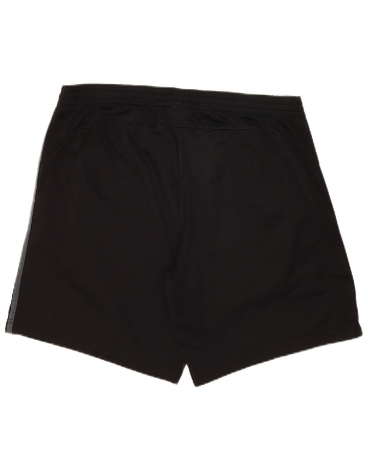 Pantaloncini sportivi da uomo Adidas grandi in poliestere nero