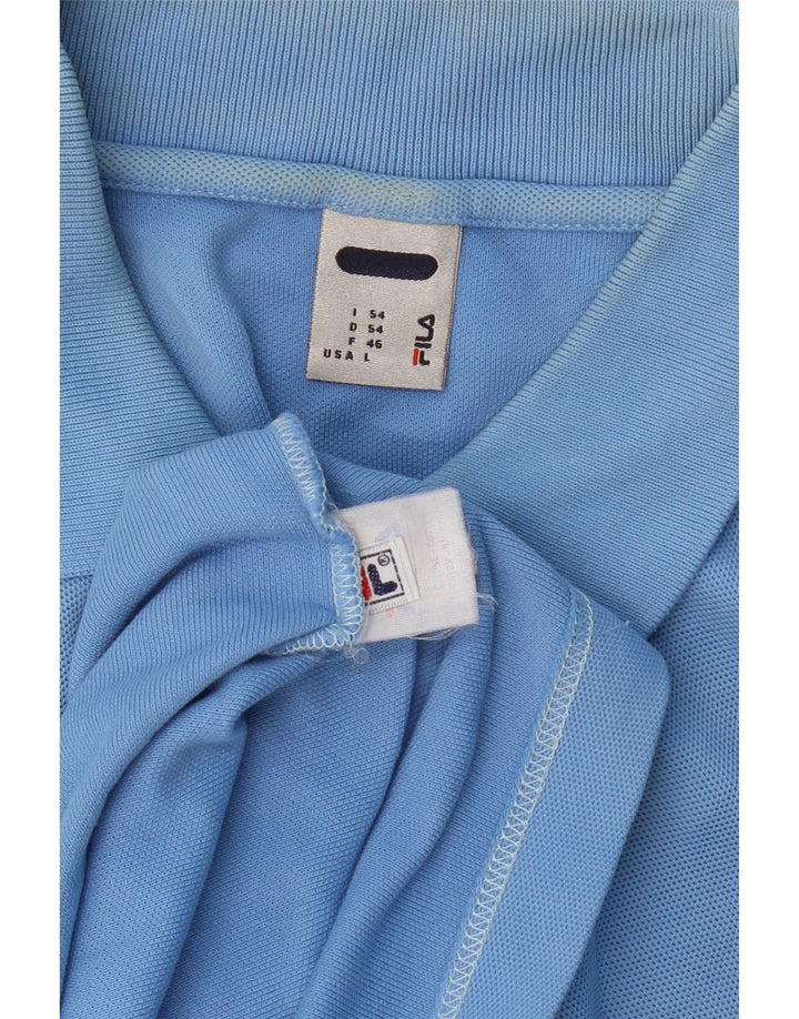 Polo Uomo FILA Large Blu Cotone