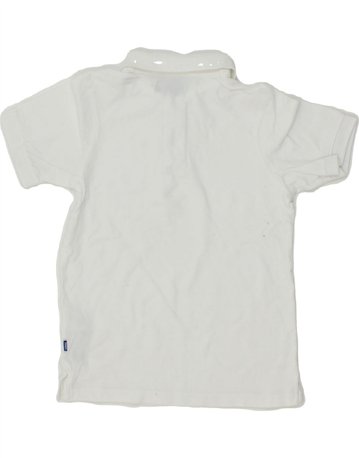 JACK & JONES Boys Polo Shirt 9-10 Years White Cotton Vintage Jack & Jones and Second-Hand Jack & Jones from Messina Hembry 