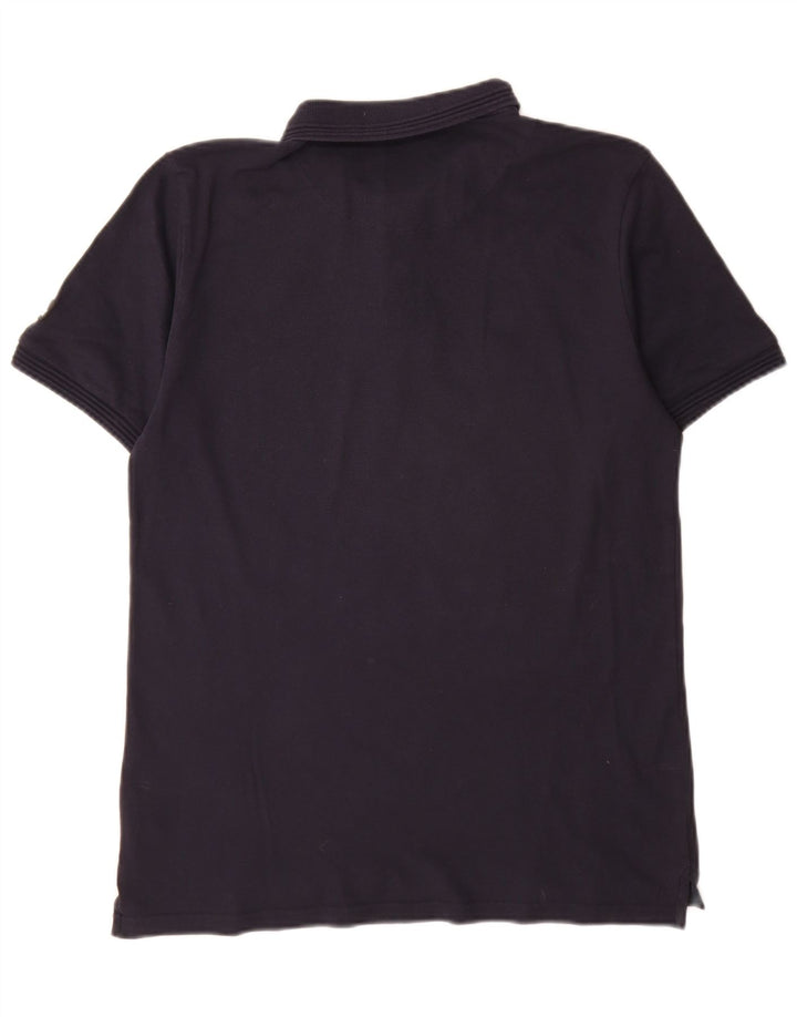 Polo da uomo Sundek in cotone blu navy medio