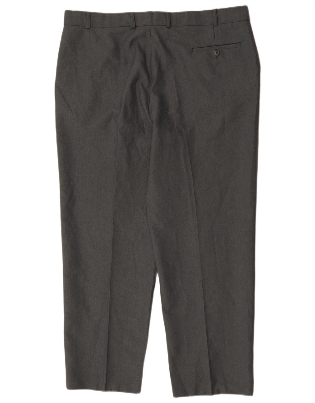 Pantaloni chino dritti da uomo Marks & Spencer W40 L29 poliestere grigio
