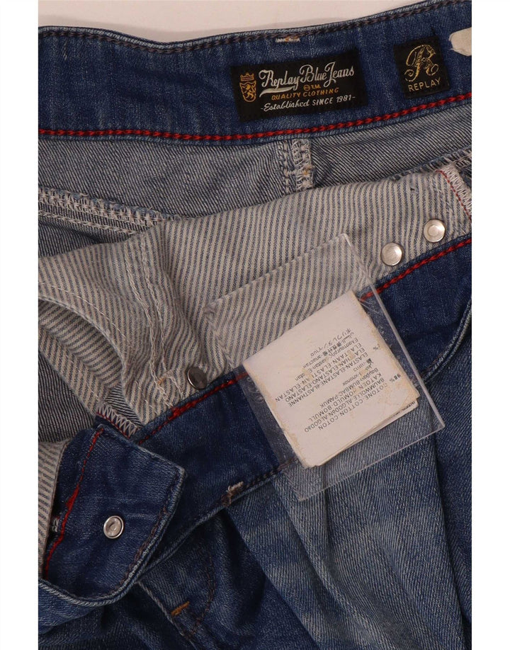 Jeans slim da donna Replay W30 L34 cotone blu
