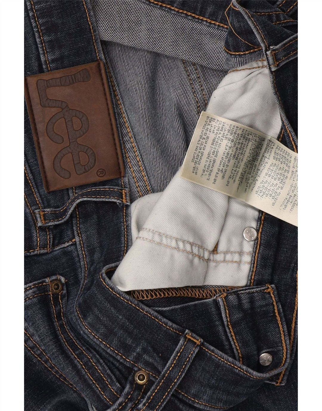Jeans Lee Luke Slim da uomo W32 L32 in cotone blu navy