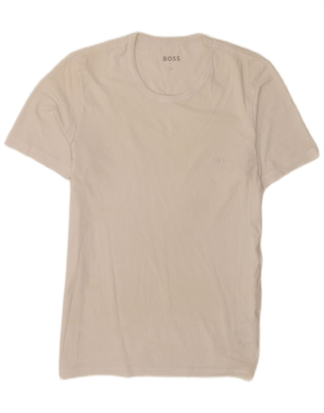T-shirt da uomo Hugo Boss Top piccola in cotone bianco