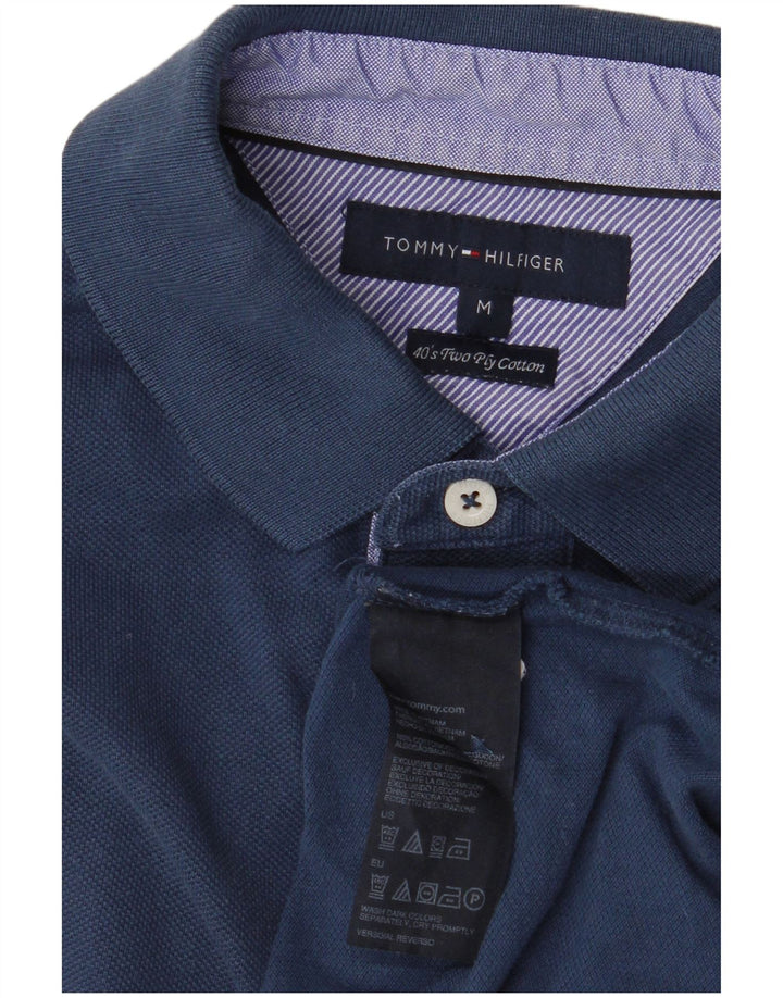 TOMMY HILFIGER Polo da uomo in cotone blu navy medio
