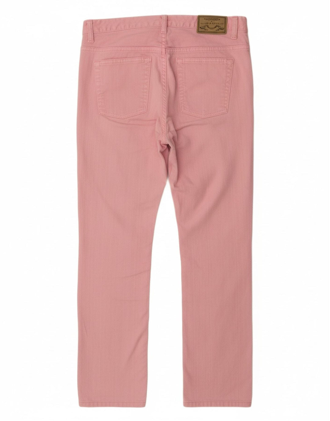 Pantaloni casual dritti vestibilità regolare da donna GANT Dawn W29 L32 cotone rosa