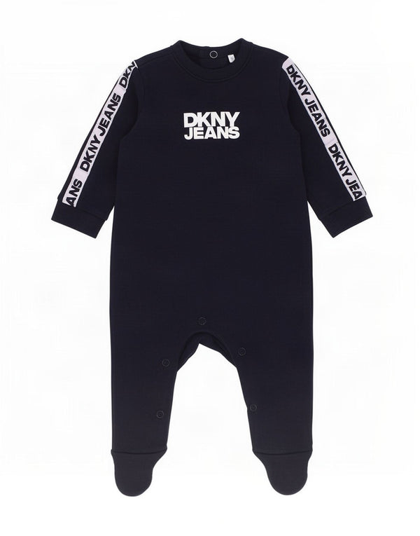 Tuta grafica Dkny per neonati da 0 a 3 mesi, colore blu navy