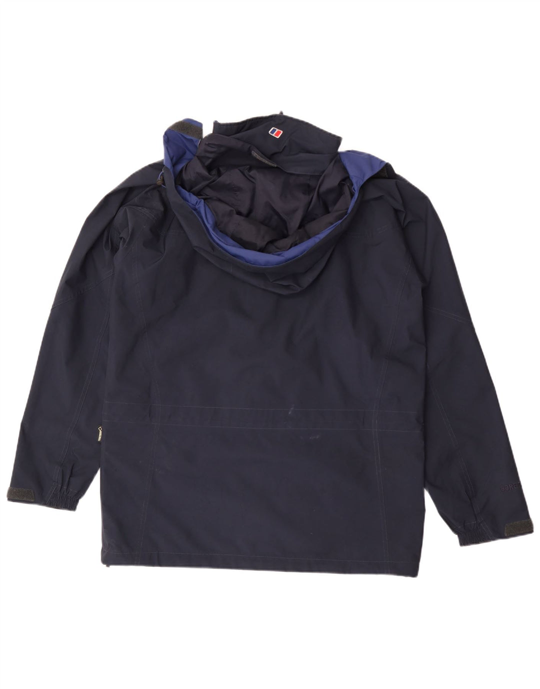 Giacca antipioggia da uomo con cappuccio Berghaus UK 38 medio poliestere blu navy