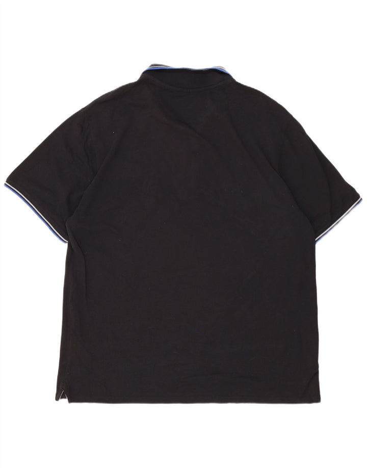 Polo da uomo Champion 4XL cotone nero