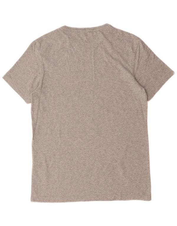 T-shirt grafica da uomo slim fit Timberland piccola in cotone grigio