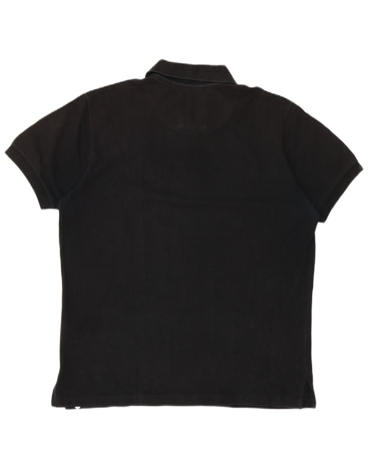 Polo da uomo Chicago MURPHY & NYE grande in cotone nero