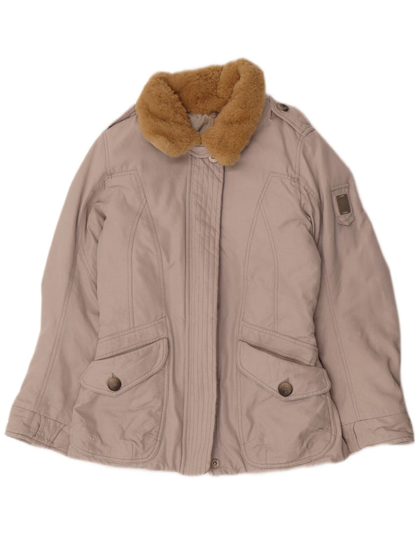 Giacca imbottita da donna Think Pink UK 12 Polipropilene grigio medio