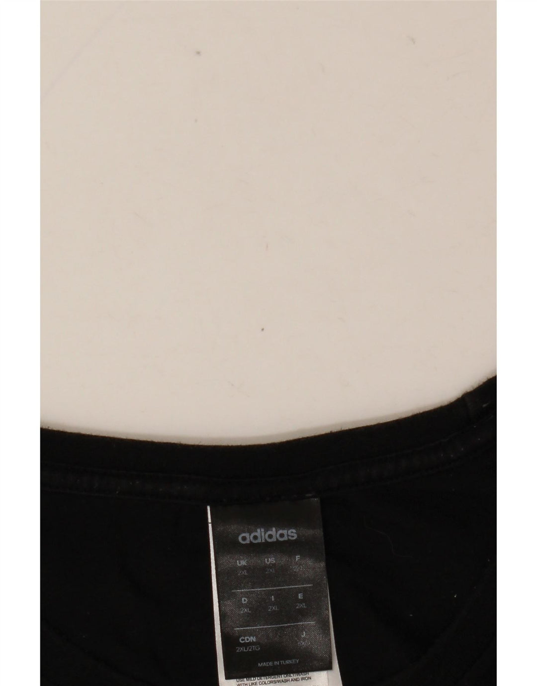 T-shirt grafica da uomo ADIDAS Top 2XL cotone nero