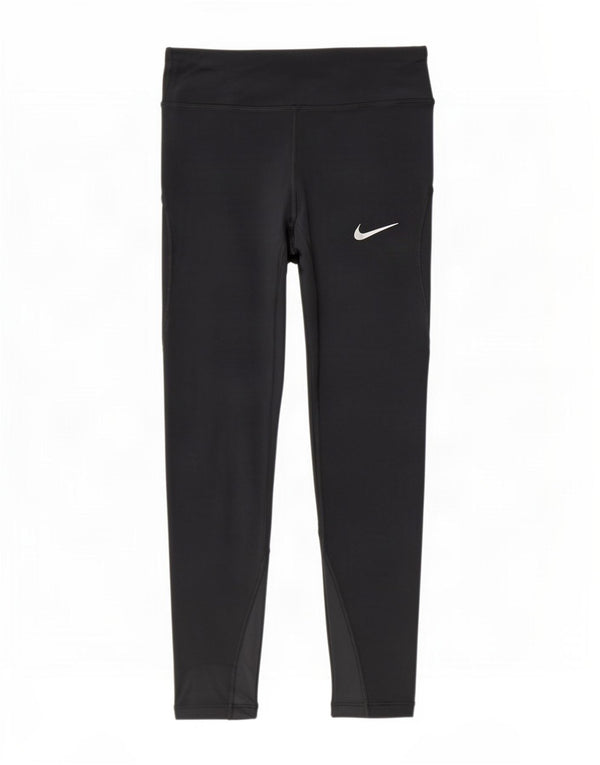 Leggings Nike Dri Fit Capri da donna UK 4 XS nylon nero