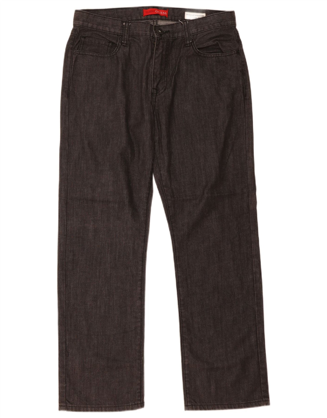 Jeans dritti da uomo Guess W33 L30 cotone grigio
