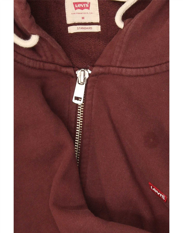Maglione con cappuccio e zip standard da uomo Levi's in cotone marrone medio