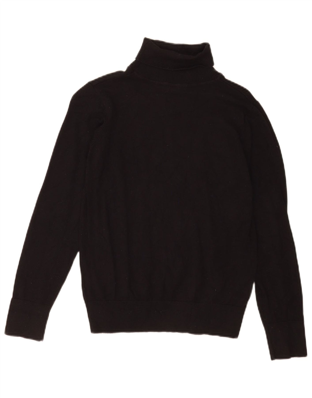 Maglione maglione a collo alto da donna Oasis UK 10 piccolo in viscosa nera