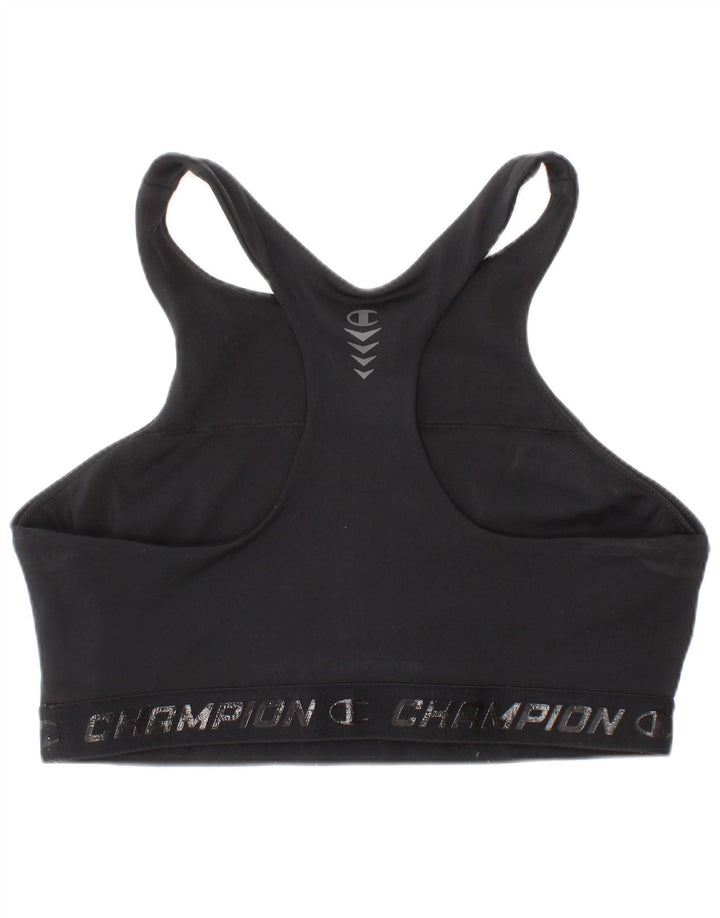 Reggiseno sportivo grafico da donna Champion, top medio, nero sportivo