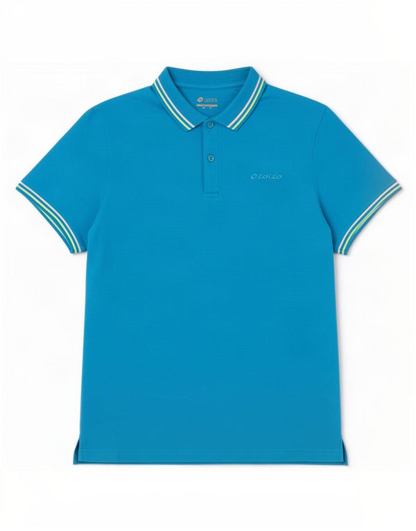 Polo da uomo Lotto Life XL a righe blu