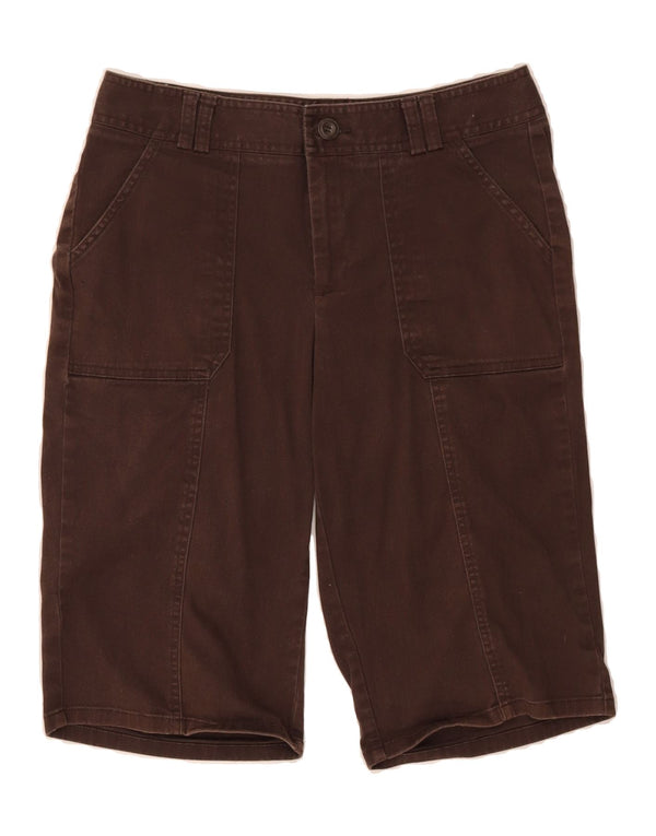 DOCKERS Womens Bermuda Shorts US 6 Medium W28  Brown Cotton