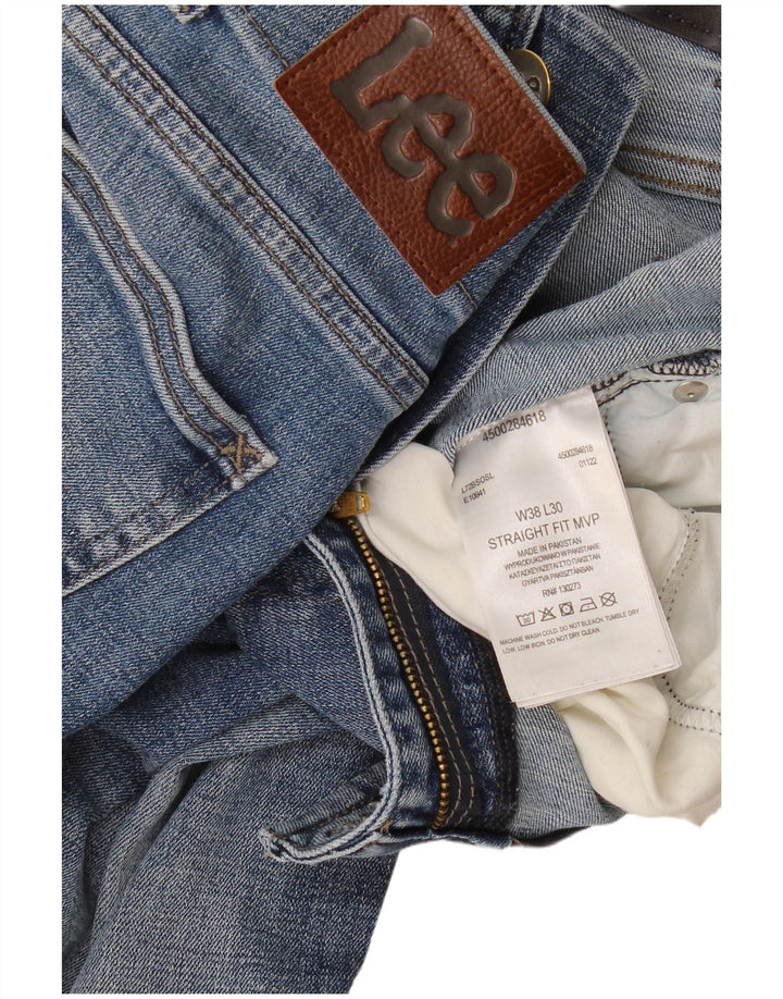 Jeans dritti da uomo Lee W38 L30 cotone blu