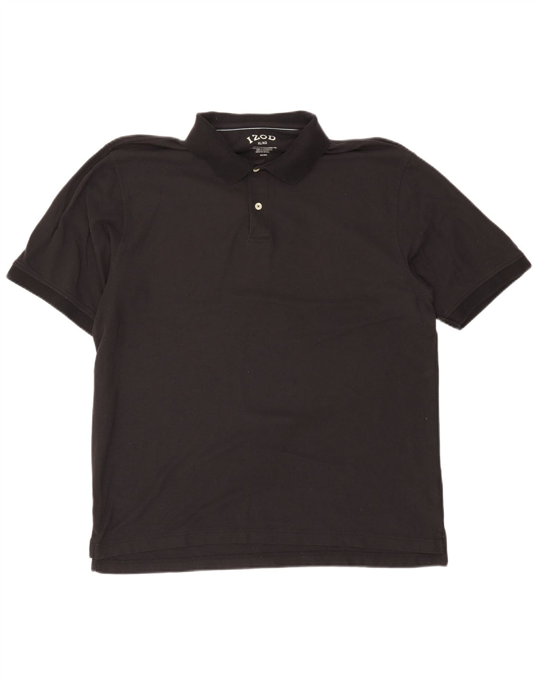 Polo da uomo Izod XL in cotone nero