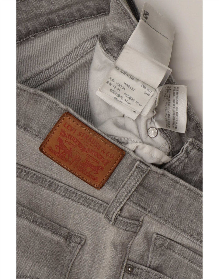 Jeans skinny Levi's 711 da donna W28 L32 Grigi