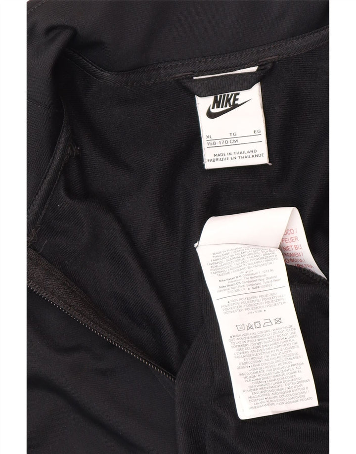 Giacca superiore della tuta da ragazzo Nike 13-14 anni XL poliestere nero