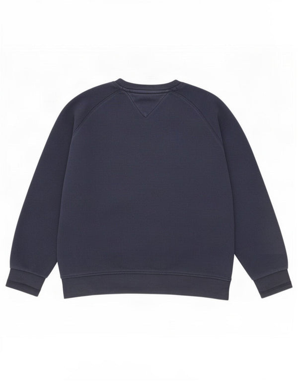 Felpa grafica da donna Tommy Hilfiger Maglione UK 16 Large Blu Navy