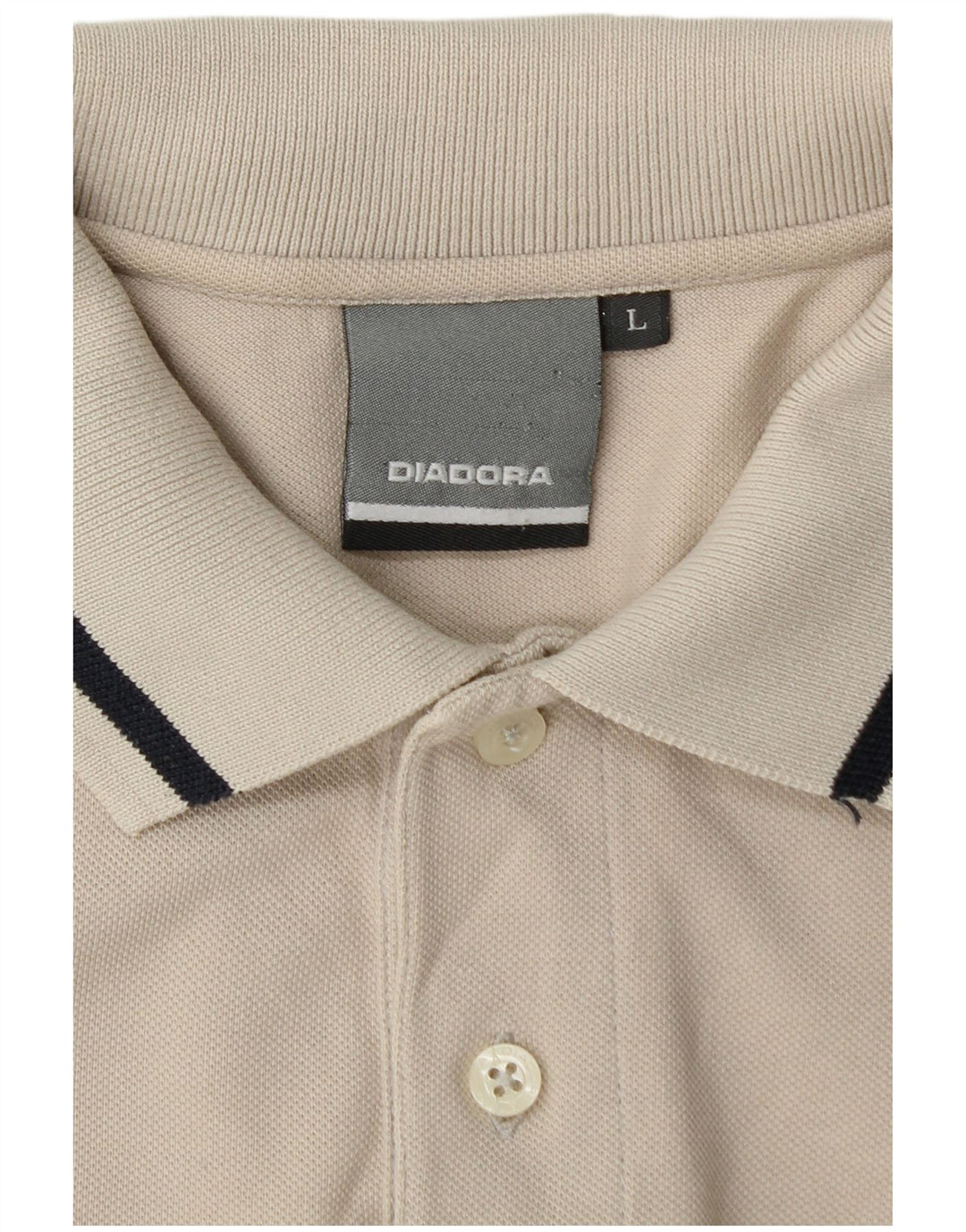Polo DIADORA Uomo Large Bianca in Cotone