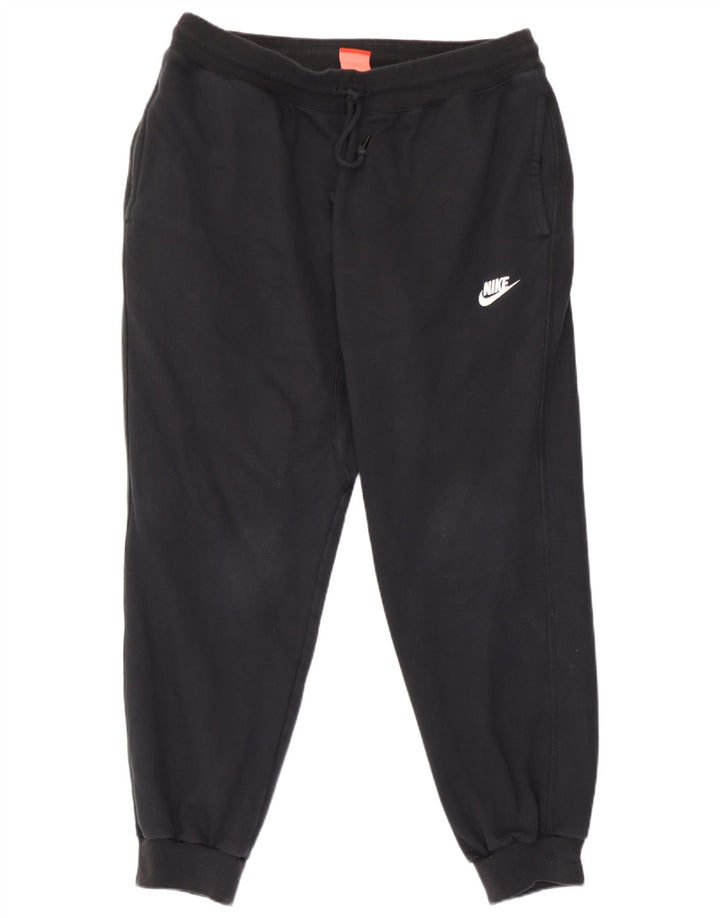 Pantaloni da tuta da uomo Nike Joggers grandi in cotone nero