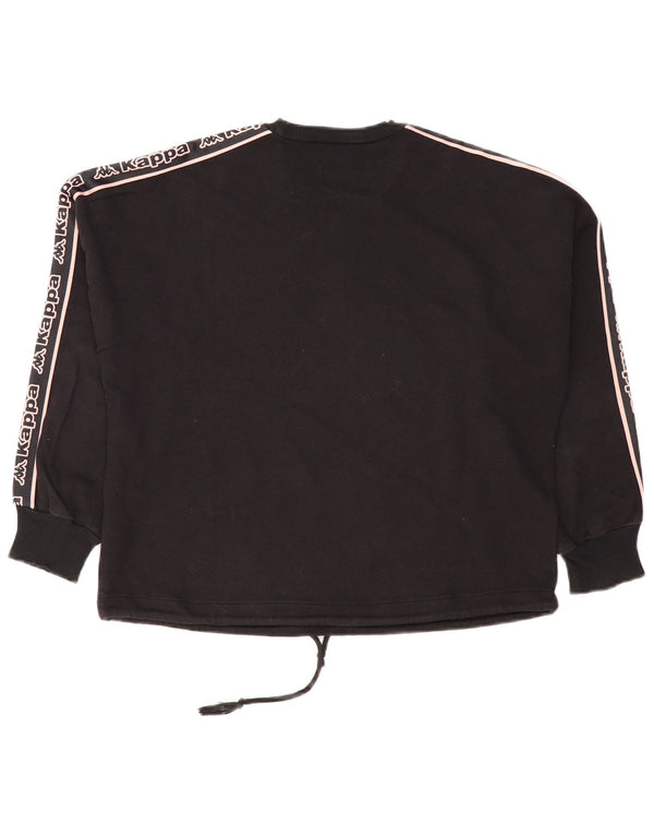 Felpa grafica Kappa da donna Tezenis UK 12 media nera