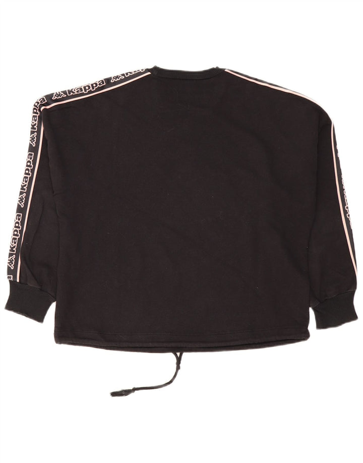 Felpa grafica Kappa da donna Tezenis UK 12 media nera