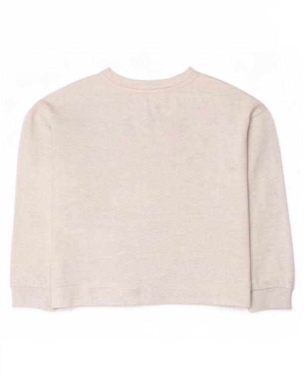 Felpa grafica per ragazze Dkny, maglione 3-4 anni, cotone grigio