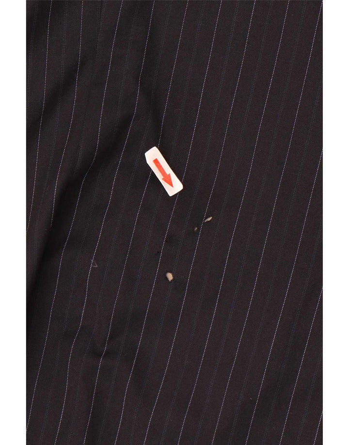 Giacca blazer a 3 bottoni da uomo Marks & Spencer UK 40 medio blu navy a righe