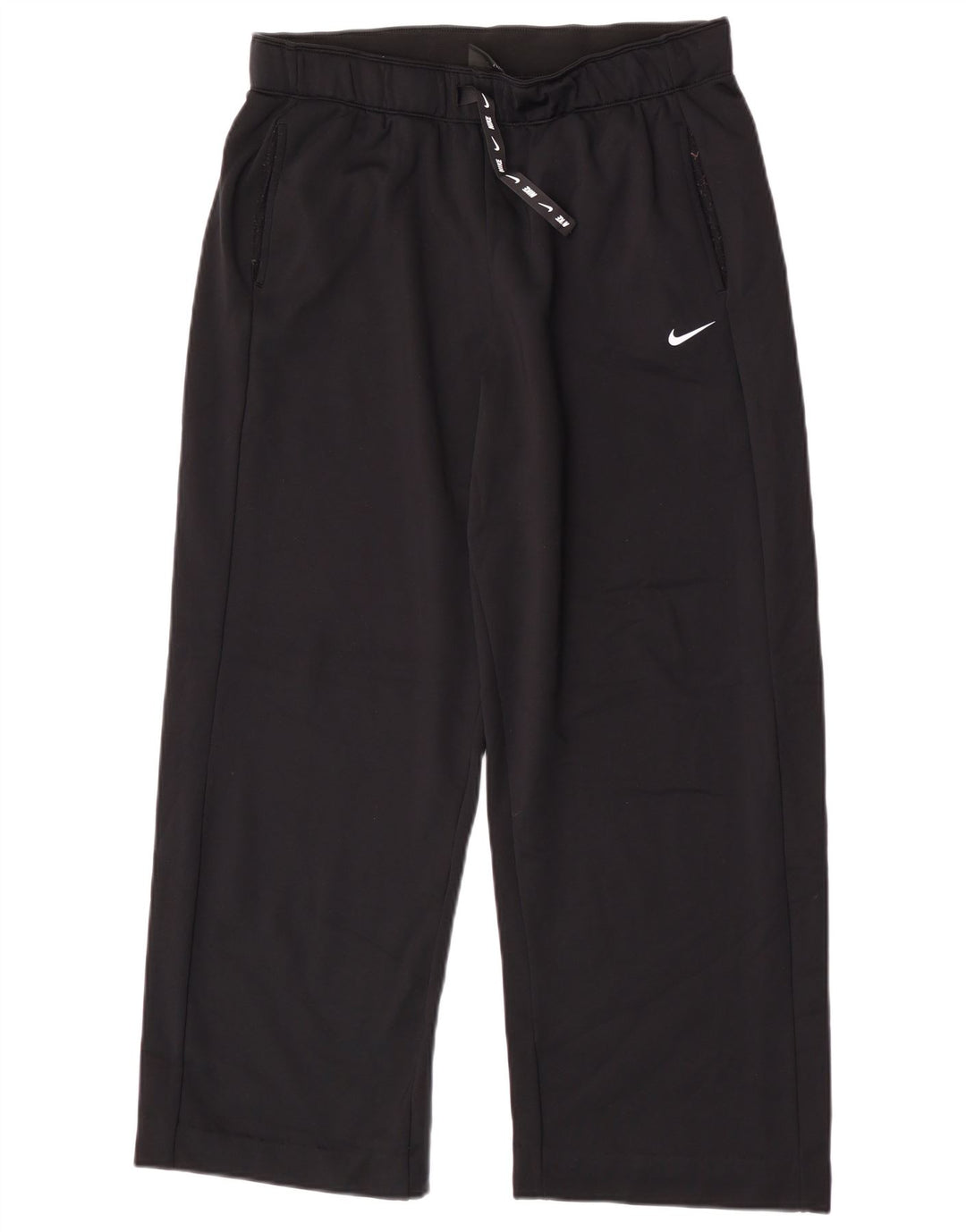 Pantaloni da tuta Nike Dri Fit da donna, grandi, in nylon nero