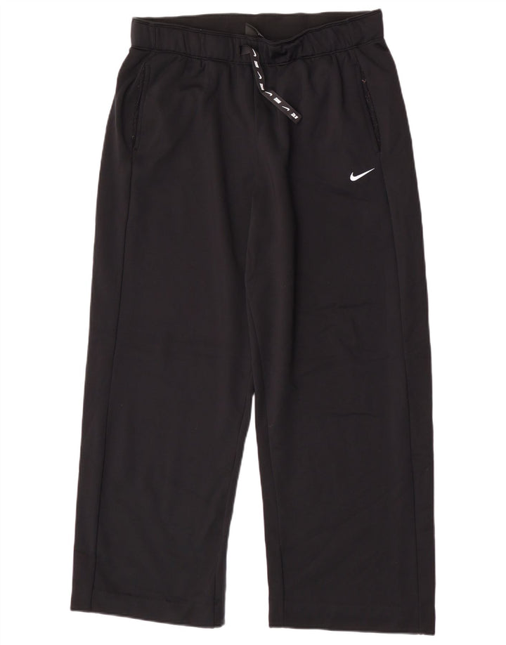 Pantaloni da tuta Nike Dri Fit da donna, grandi, in nylon nero