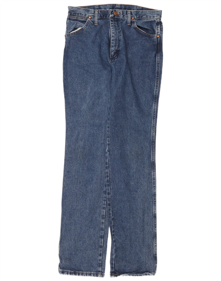 Jeans dritti da uomo Wrangler W31 L34 cotone blu