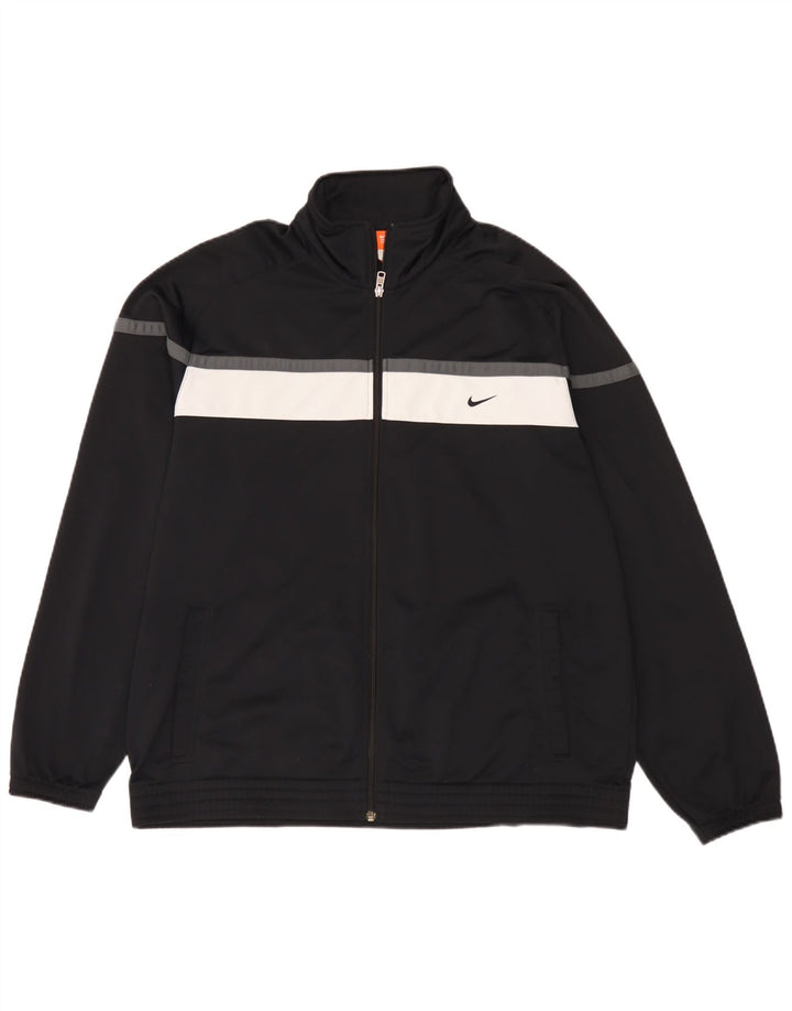 Giacca da tuta da uomo Nike UK 46/48 XL Poliestere color block nero