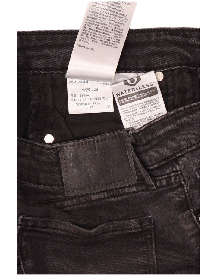 Jeans skinny Levi's 711 da donna W29 L28 cotone grigio