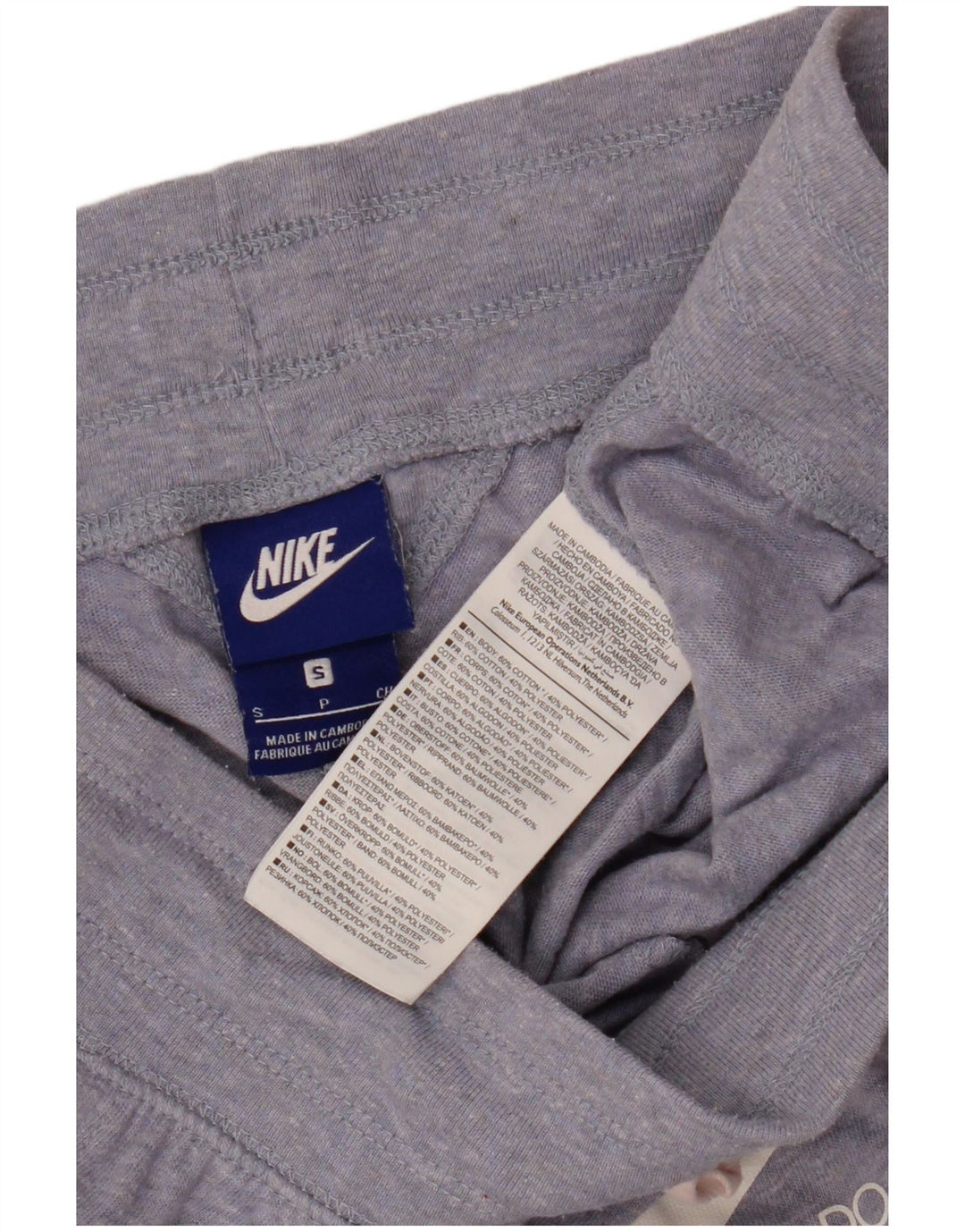 Pantaloni da tuta da uomo Nike Joggers piccoli in cotone blu