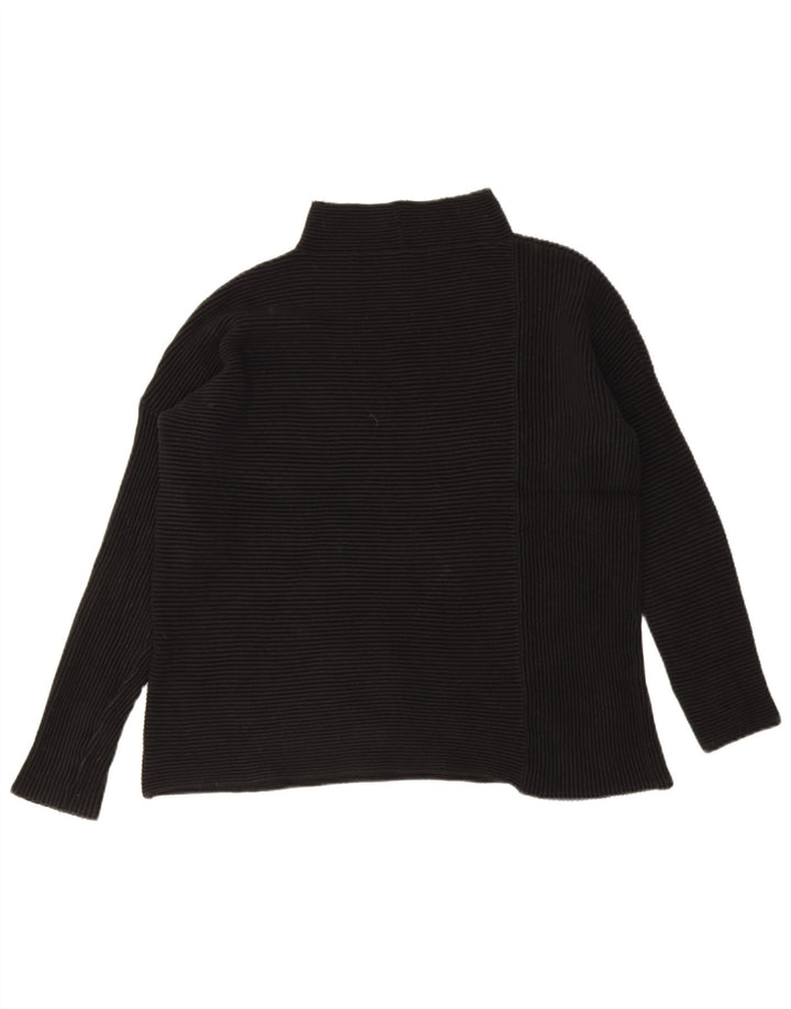 Maglione maglione collo alto da donna French Connection UK 10 piccolo nero