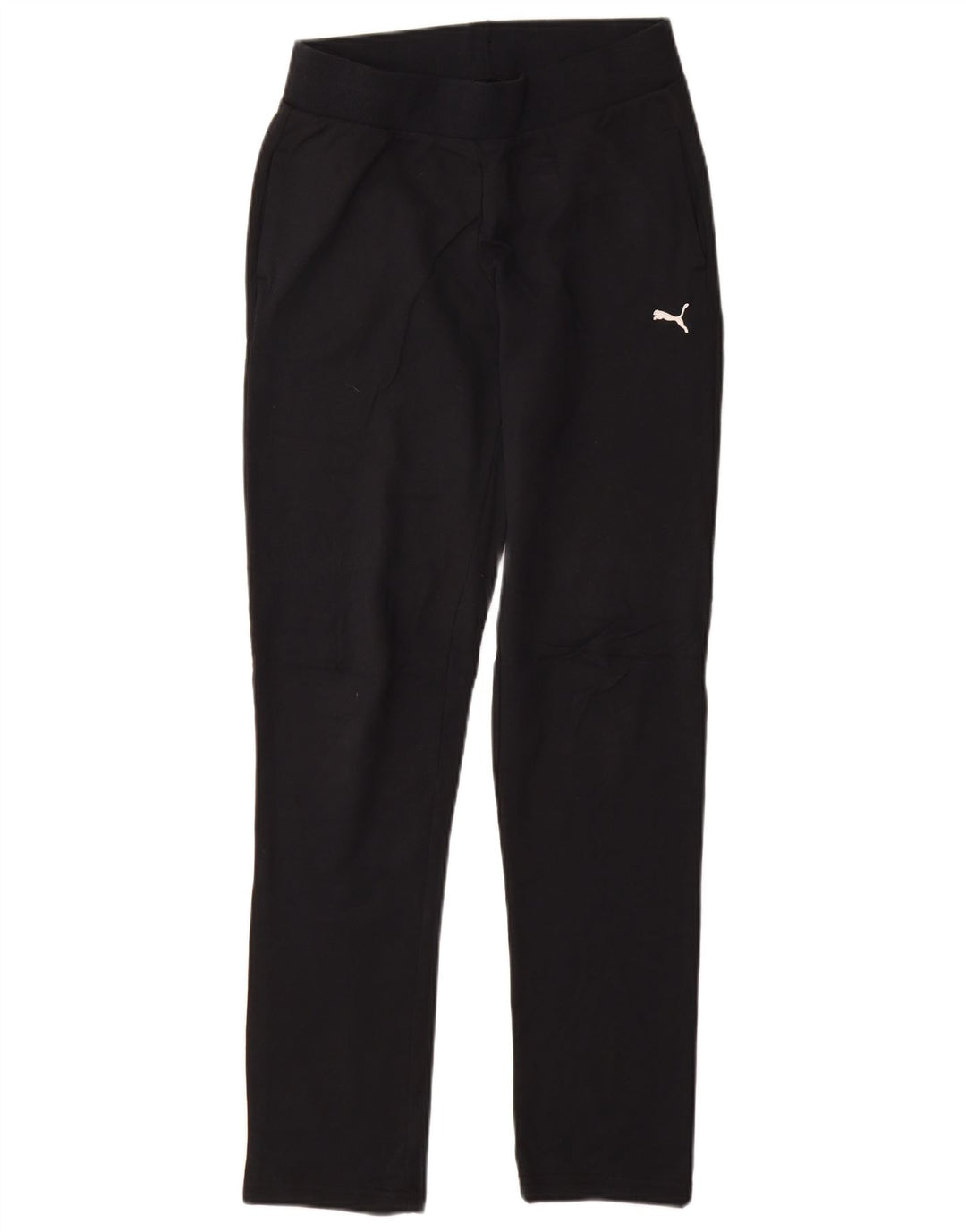 Pantaloni della tuta da donna Puma UK 8 Small Blu Navy Cotone