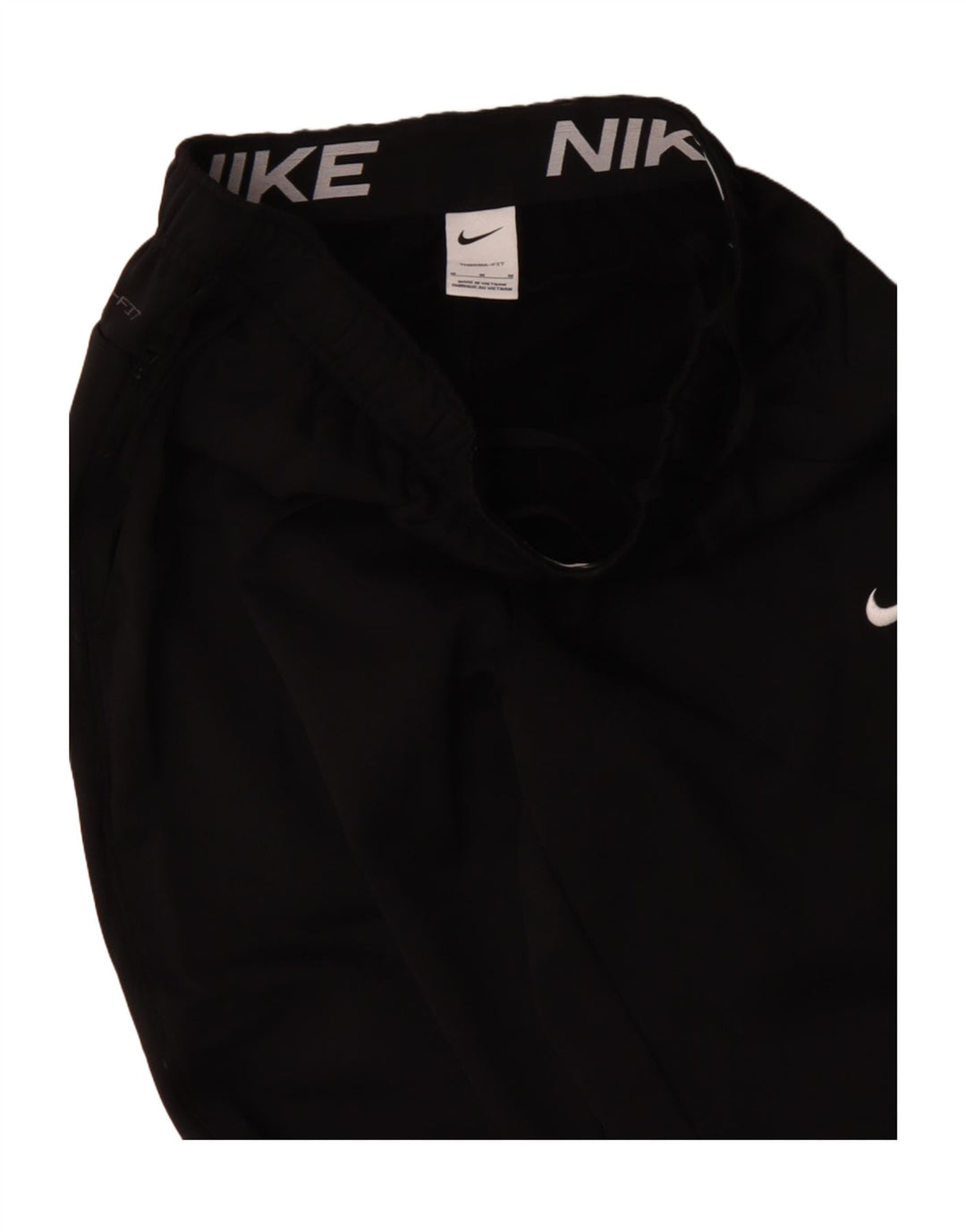 Pantaloni da tuta Nike Therma-Fit da uomo, pantaloni da jogging, poliestere nero medio