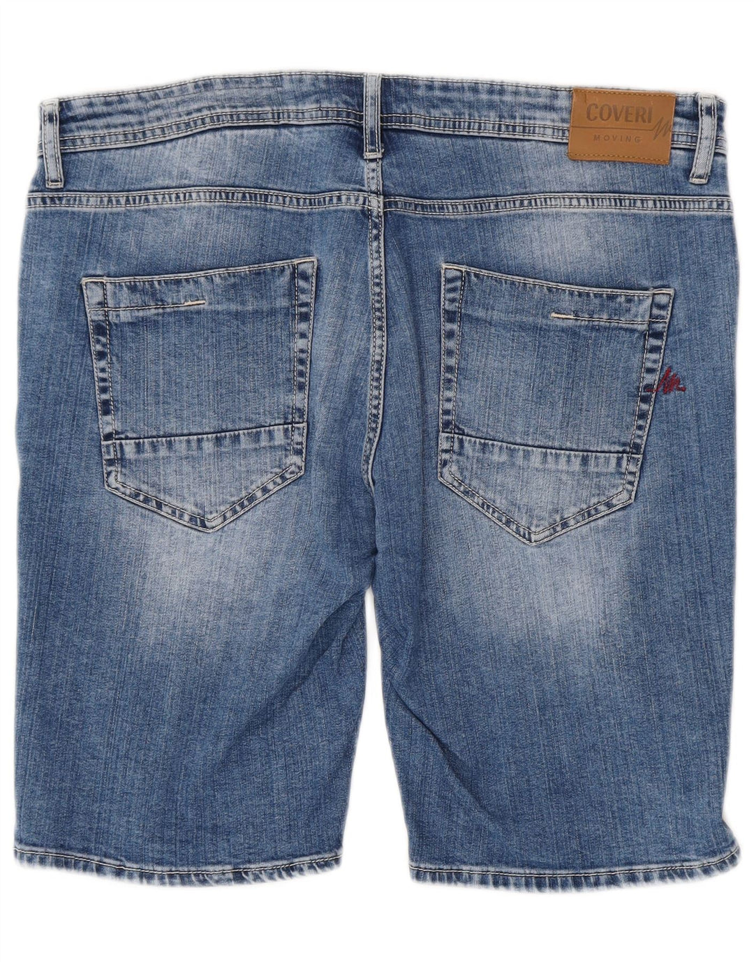 COVERI Pantaloncini di jeans da uomo IT 52 XL W38 Blu Cotone