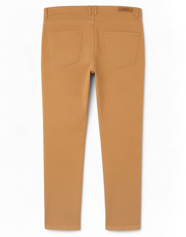 Pantaloni casual slim da uomo Zara EU 44 Large W34 L30 Beige