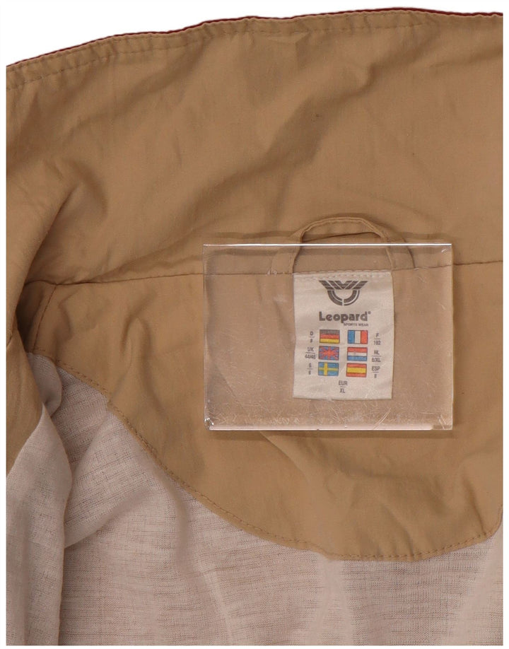 Giacca a vento da uomo LEOPARD UK 44/46 XL Rosso Paisley Cotton