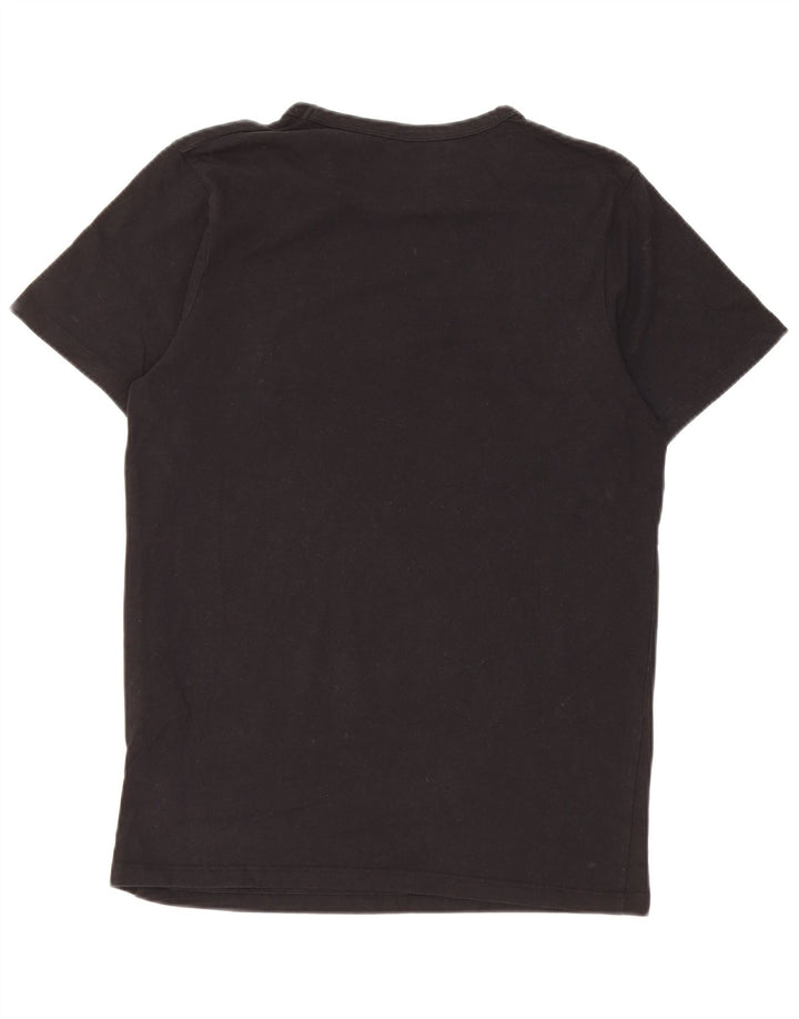 T-shirt da uomo Jack & Jones Top in cotone nero medio