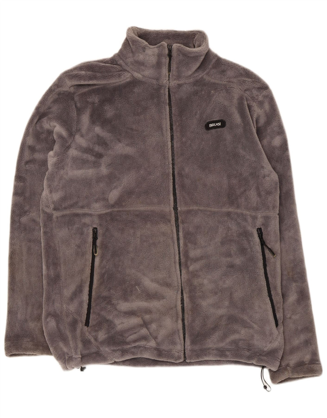 Giacca in pile da uomo Brugi UK 42 XL poliestere grigio