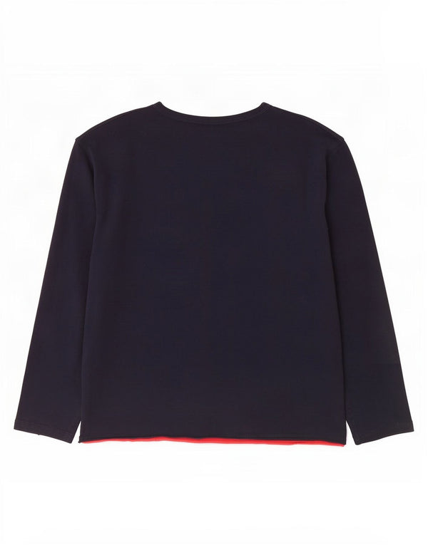 Maglietta grafica da ragazzo a maniche lunghe Levi's 9-10 anni blu navy